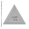 Kép 2/2 - Csiszolt formakő fekete AB háromszög