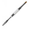 Kép 2/2 - Acryl Pro Gel Ecset - Twin 6 Oval Mix - Trapezoid Spatula  (White)