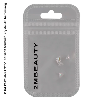 Csiszolt formakő crystal AB háromszög