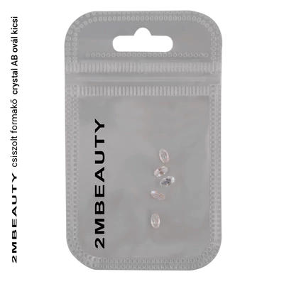 Csiszolt formakő crystal AB ovál kicsi