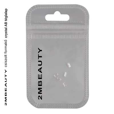 Csiszolt formakő crystal AB téglalap