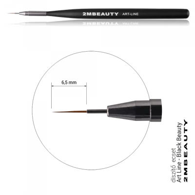 Díszítő ecset - ART Line (Black Beauty)