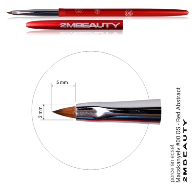 Porcelán ecset - Macskanyelv #00 OS Porcelán ecset - Macskanyelv #00 OS