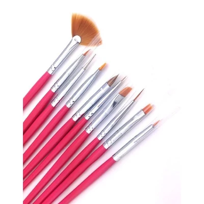 Pink ecset szett (10db) Pink ecset szett (10db)