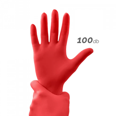 Gumikesztyű - Korallpiros Gumikesztyű - Korallpiros