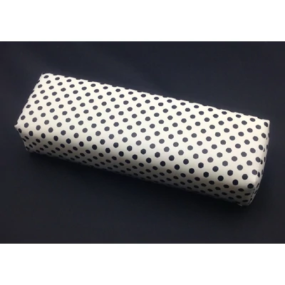 Kéztámasz - Műbőr fehér (fekete pöttyös) Kéztámasz - Műbőr fehér (fekete pöttyös)