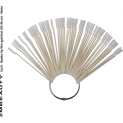Nyeles tip fém gyűrűvel - natúr (50db) Nyeles tip fém gyűrűvel - natúr (50db)