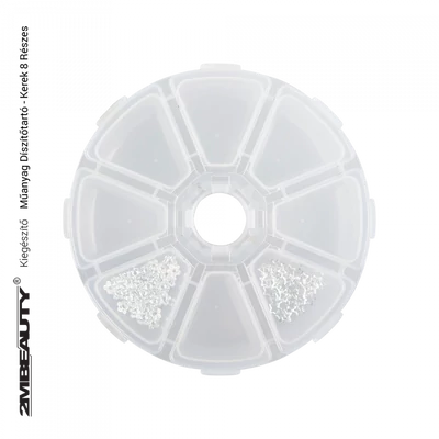 Műanyag díszítő tartó kerek - 8 részes Műanyag díszítő tartó kerek - 8 részes