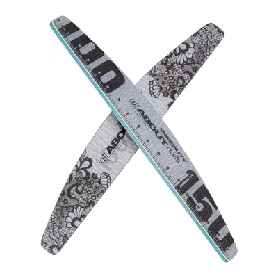 Reszelő - Félhold zebra csipkés vonalzóval Reszelő - Félhold zebra csipkés vonalzóval