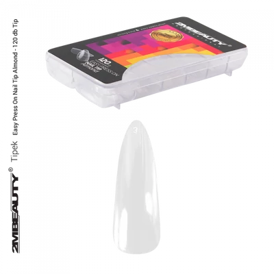 Easy Press On Nail Tip Almond - 120 db Tip Easy Press On Nail Tip Almond - 120 db Tip