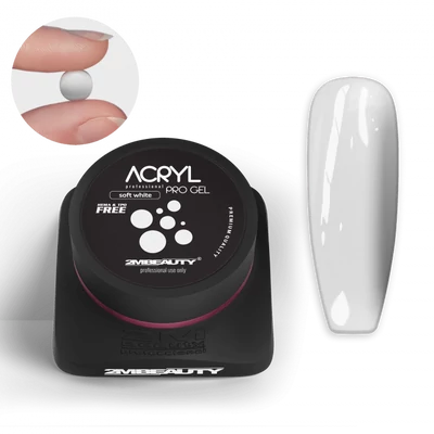 Acryl Pro Gel Soft White - Tégelyes Acryl Pro Gel Soft White - Tégelyes