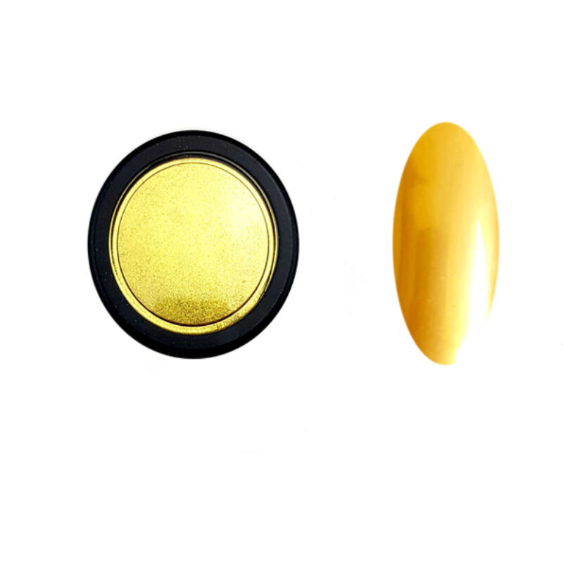 Chrome Mirror pigmentpor (Arany - extra finom szemcsés)