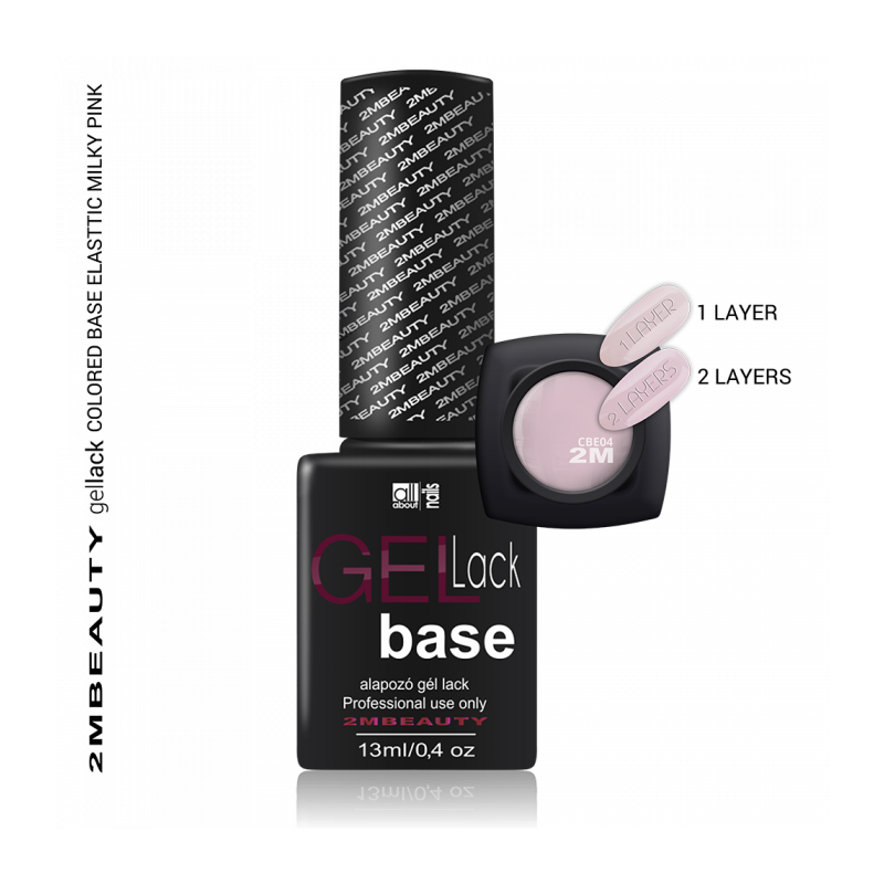 Gel Lack - Colored Base Elastic CBE04 Milky Pink