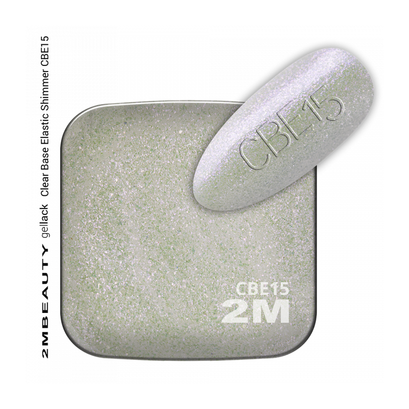Gel Lack - Clear Base Elastic Shimmer CBE15