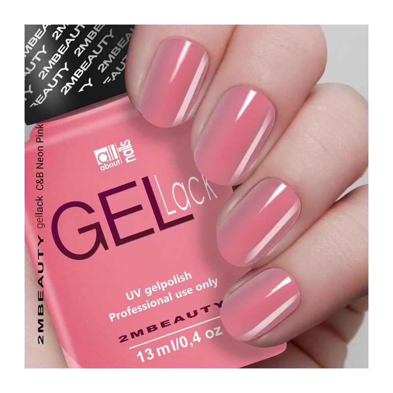 Gel Lack - Colour and Base in One C&B Neon Pink