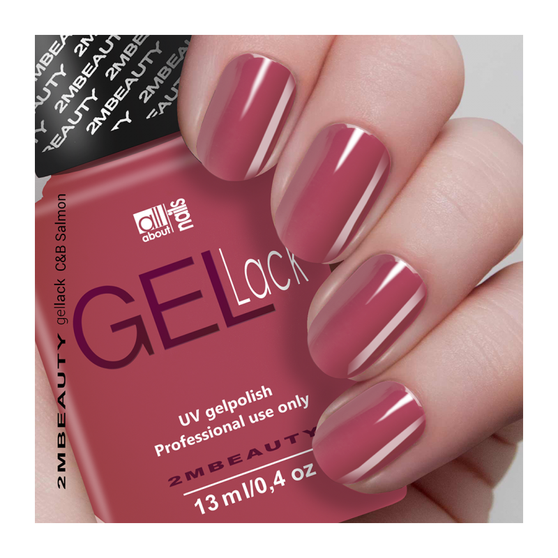 Gel Lack - Colour and Base in One C&B Salmon