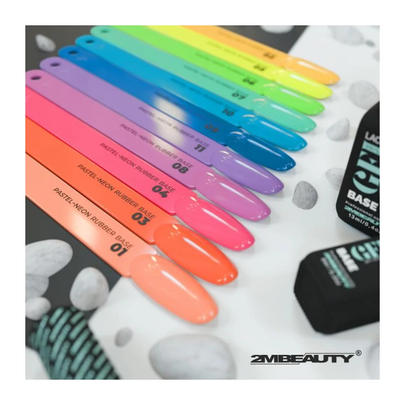 Gel Lack - Pastel-Neon Rubber Base 06