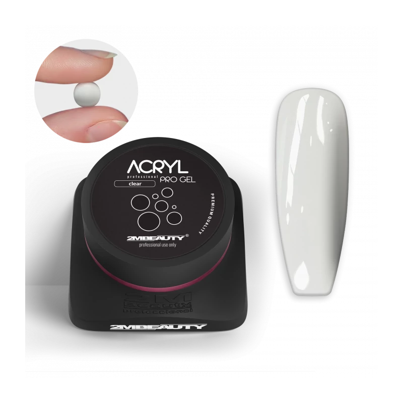 Acryl Pro Gel Clear - Tégelyes
