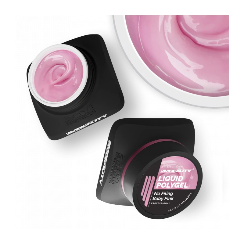 Liquid Polygel No Filing - Baby Pink 50g